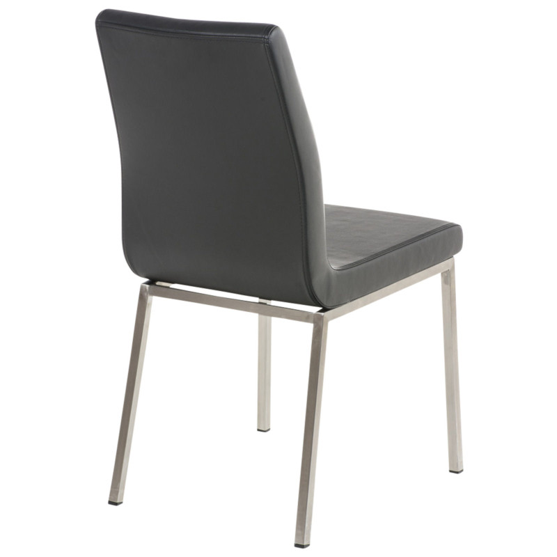 Lot de 2 chaises à repas Colmar noir