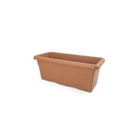 PLASTIKEN Jardiniere rectangulaire Ш 100 X 44 cm - Terracotta