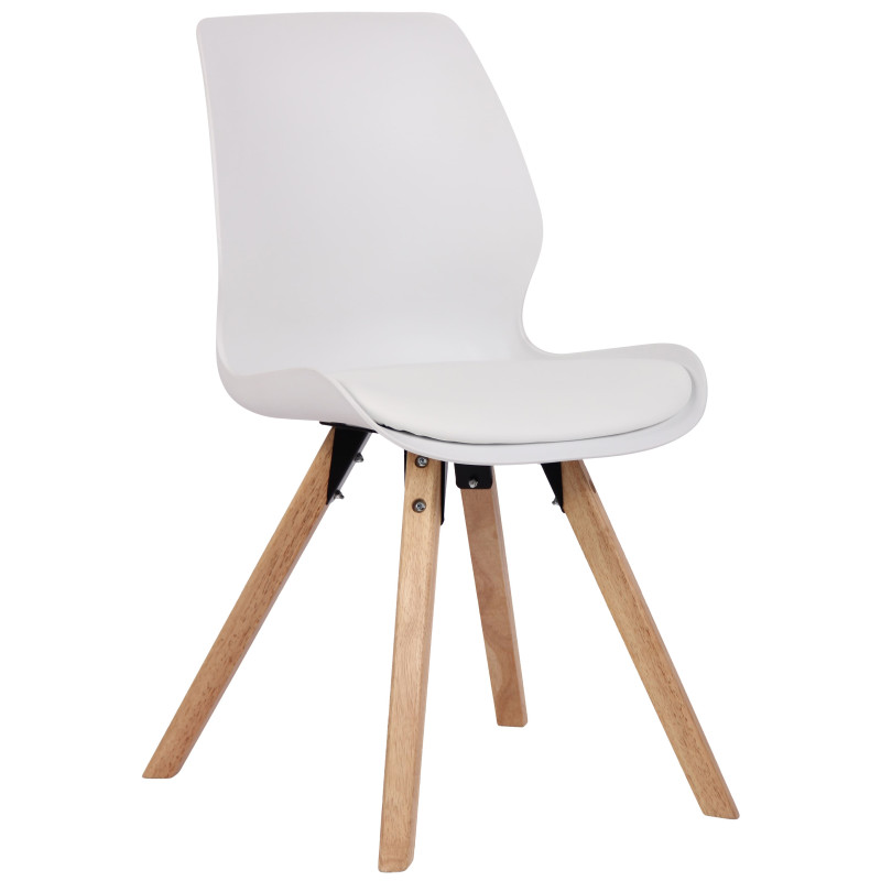 Chaise en plastique Luna blanc