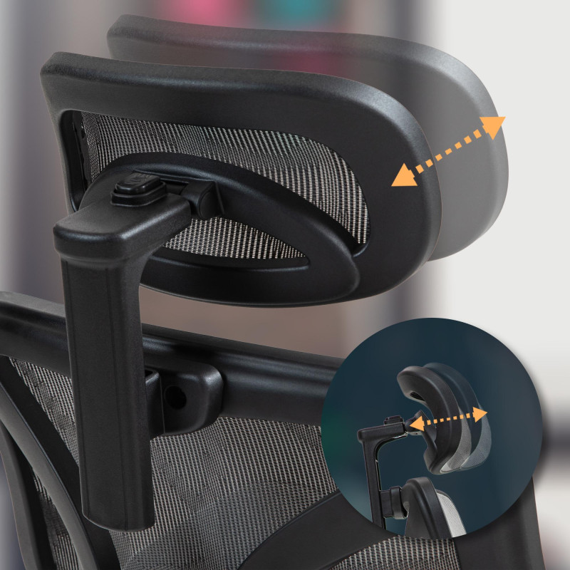 Silla de oficina Deshler Gris