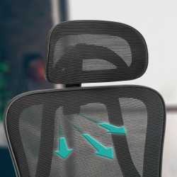 Silla de oficina Bryden Negro