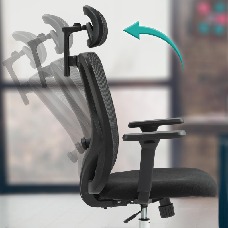 Silla de oficina Bryden Negro