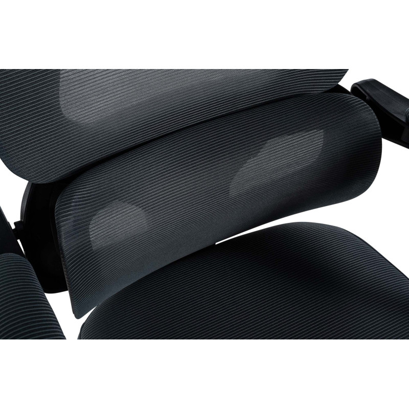 Chaise de bureau Gander, gris fonc?