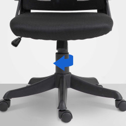 Fauteuil de bureau Taos noire