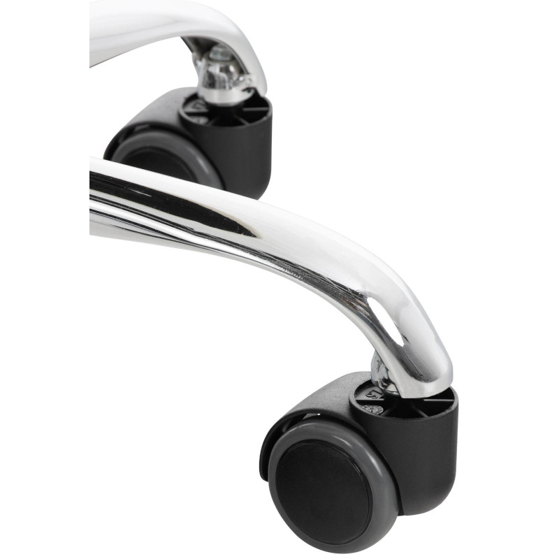 Lot de 2 tabourets de travail Reno, simili cuir noir