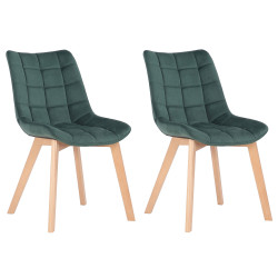 Lot de 2 chaises de salle à...