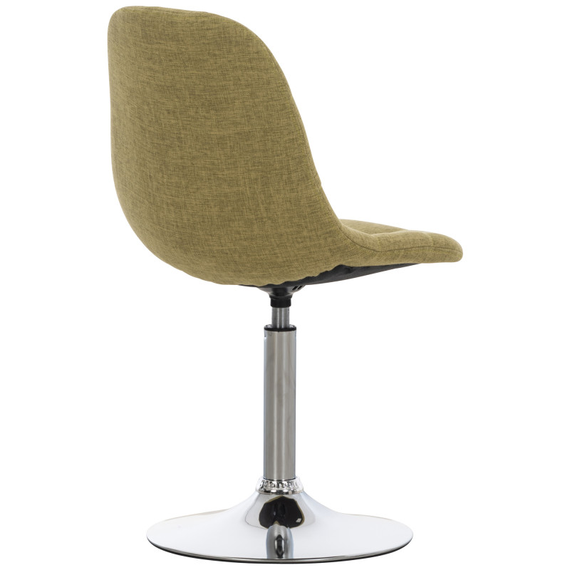 Lot de 2 chaises Emil tissu vert