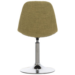 Lot de 2 chaises Emil tissu vert