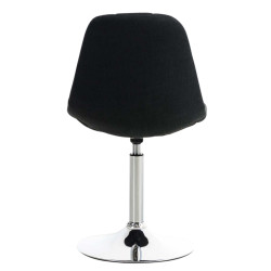 Lot de 2 chaises Emil tissu noir