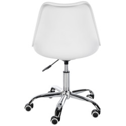 Tabouret de travail Laflin blanc