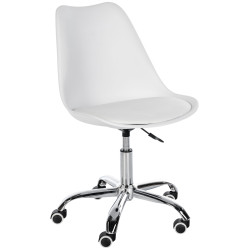 Tabouret de travail Laflin blanc