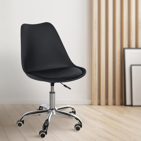 Tabouret de travail Laflin noir