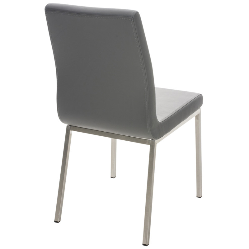 Lot de 2 chaises à repas Colmar gris