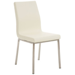 Lot de 2 chaises à repas Colmar crème