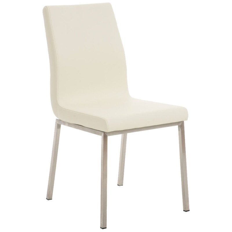 Lot de 2 chaises à repas Colmar crème