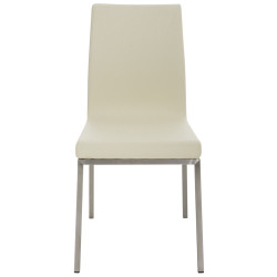 Lot de 2 chaises à repas Colmar crème