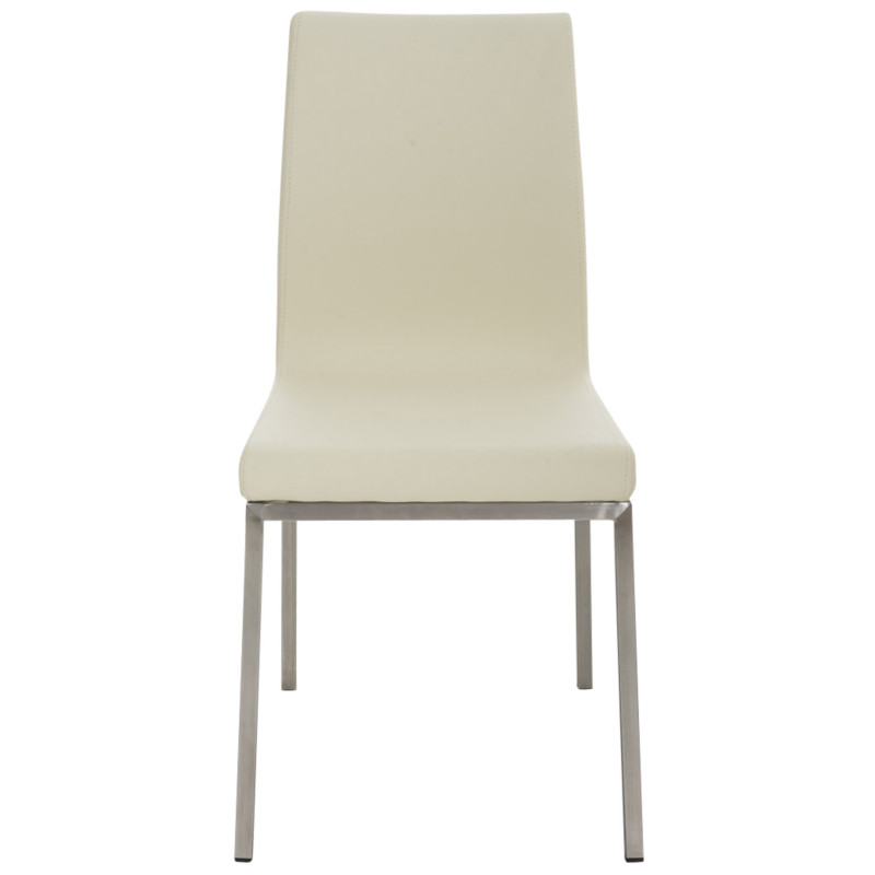 Lot de 2 chaises à repas Colmar crème