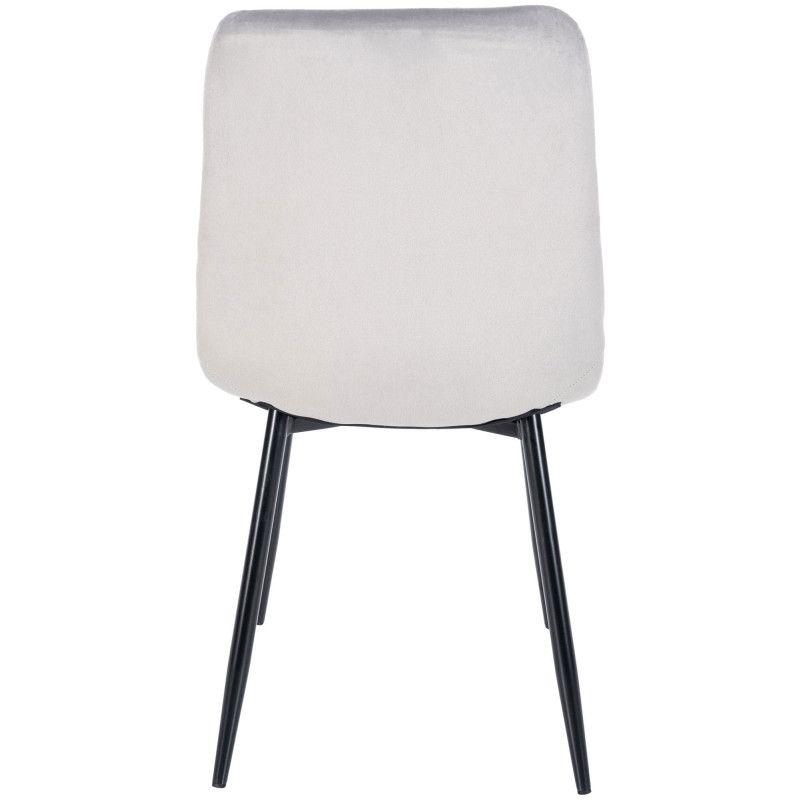 Lot de 4 chaises de salle à manger Antibes gris