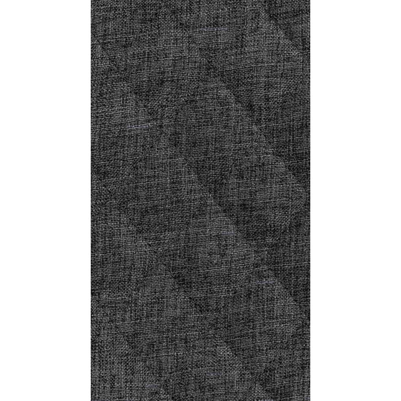 Tabouret de bar Minosa en tissu noir