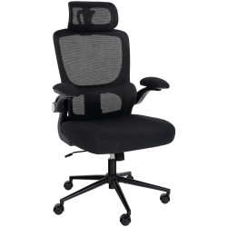 Chaise de bureau Newberg, noire