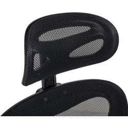 Chaise de bureau Roseburg, noire