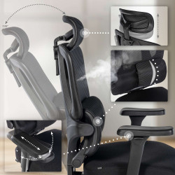 Fauteuil de bureau Altamont noire