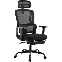 Silla de Oficina Mankato Negro
