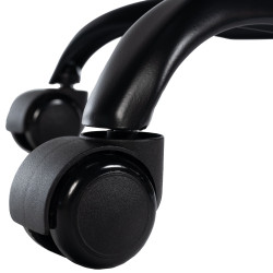 Chaise de bureau Kaylee, noire