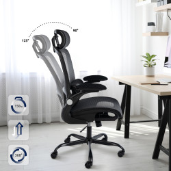 Fauteuil de bureau Kaylee noire