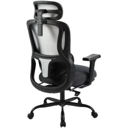 Chaise de bureau Leesburg noire/noire