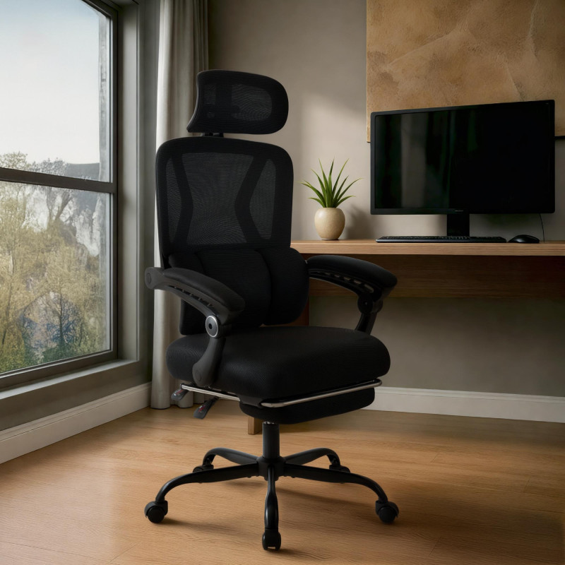 Fauteuil de bureau Liberton noire