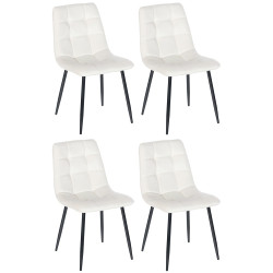 Lot de 4 chaises de salle à...