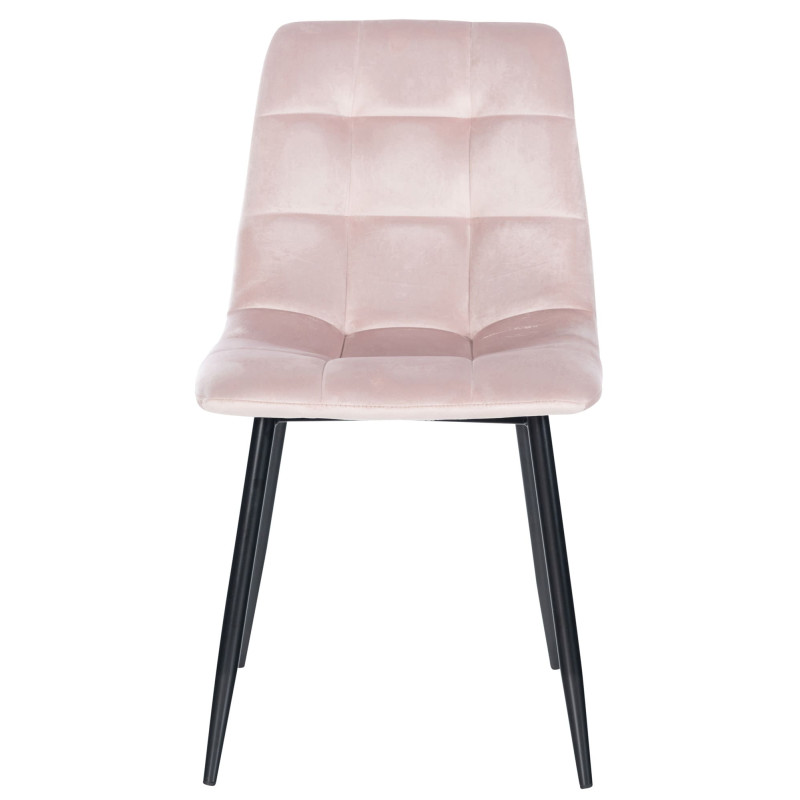 Lot de 4 chaises de salle à manger Antibes rose