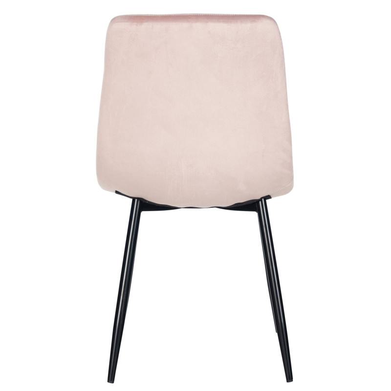 Lot de 4 chaises de salle à manger Antibes rose