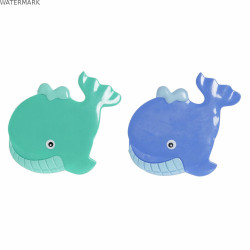 Tapis de bain DKD Home Decor 11,5 x 1 x 10 cm Bleu Turquoise Enfant PVC 10 cm (2 Unités)