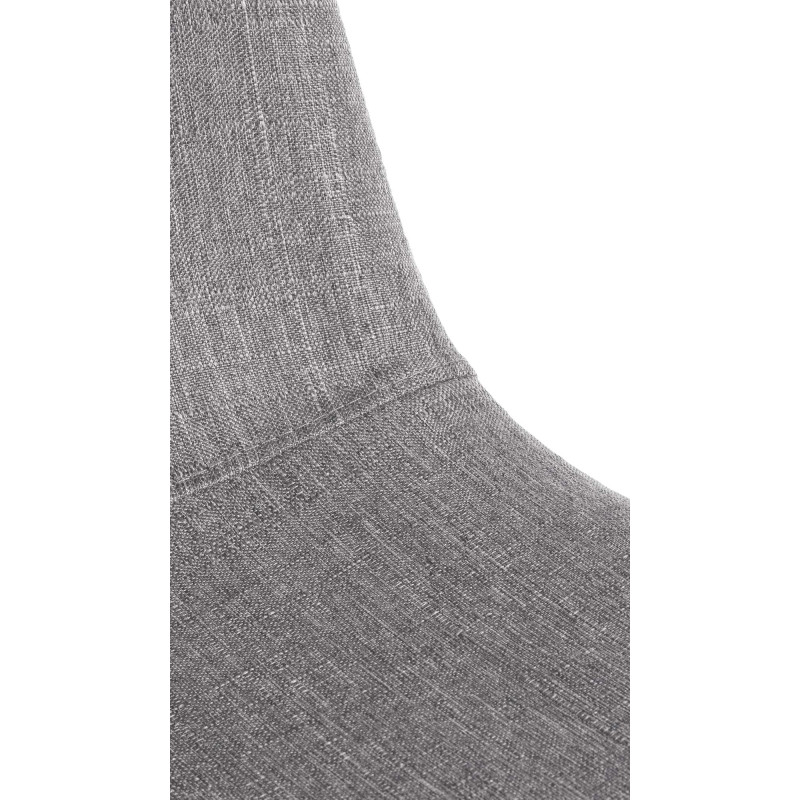 Chaise de salle à manger en tissu Napier gris clair