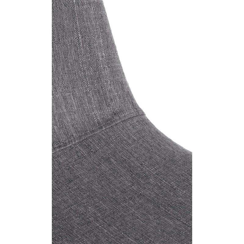 Chaise de salle à manger en tissu Napier gris