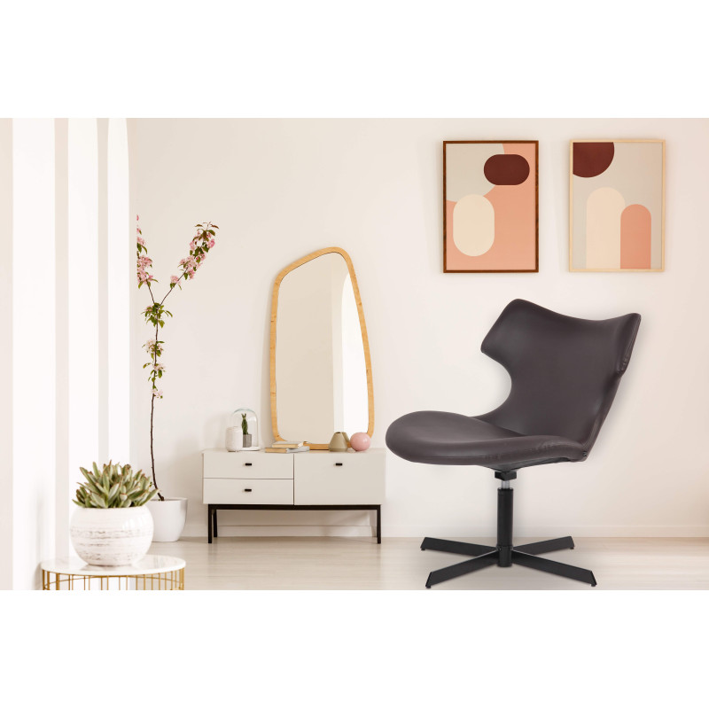Chaise longue Welland en cuir artificiel