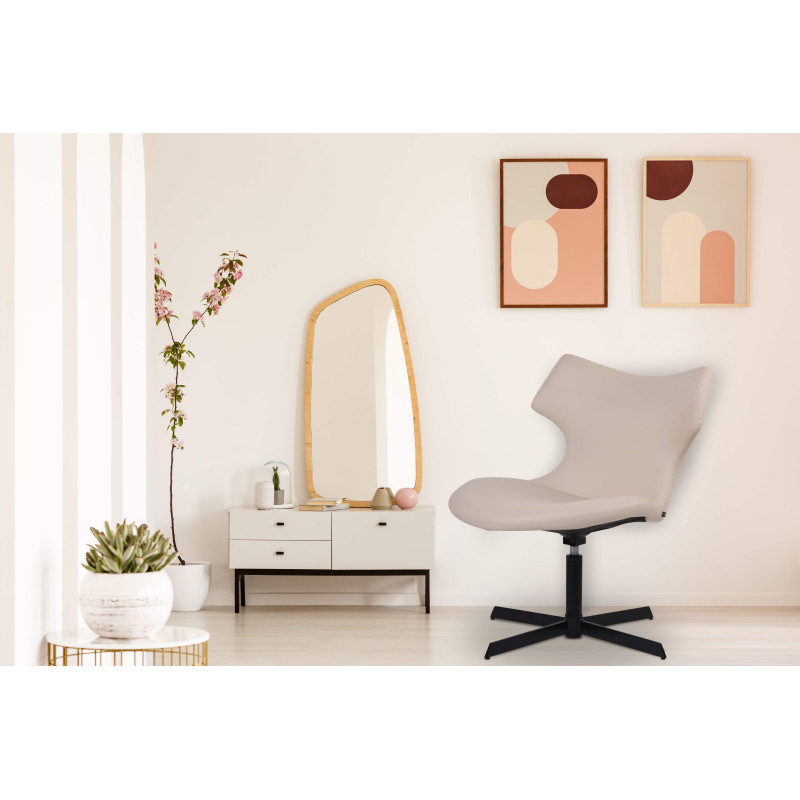 Chaise longue Welland en cuir artificiel