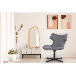 Chaise longue Welland en cuir artificiel