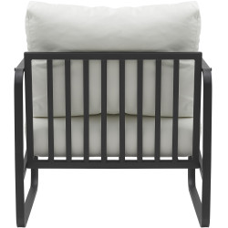 Chaise longue Manea en cuir artificiel