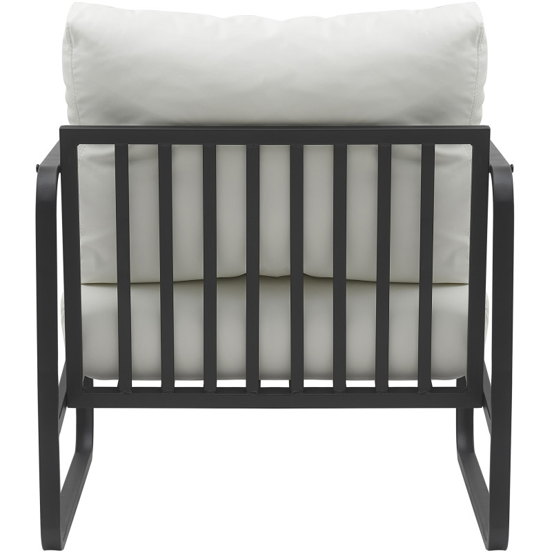 Chaise longue Manea en cuir artificiel