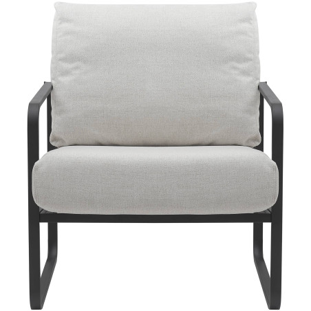 Chaise longue Manea en tissu