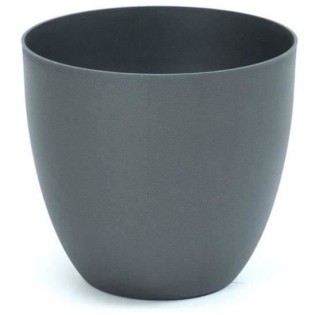 PLASTIKEN Bol Tes Cuenco - Ш38 x 33 cm - Gris anthracite