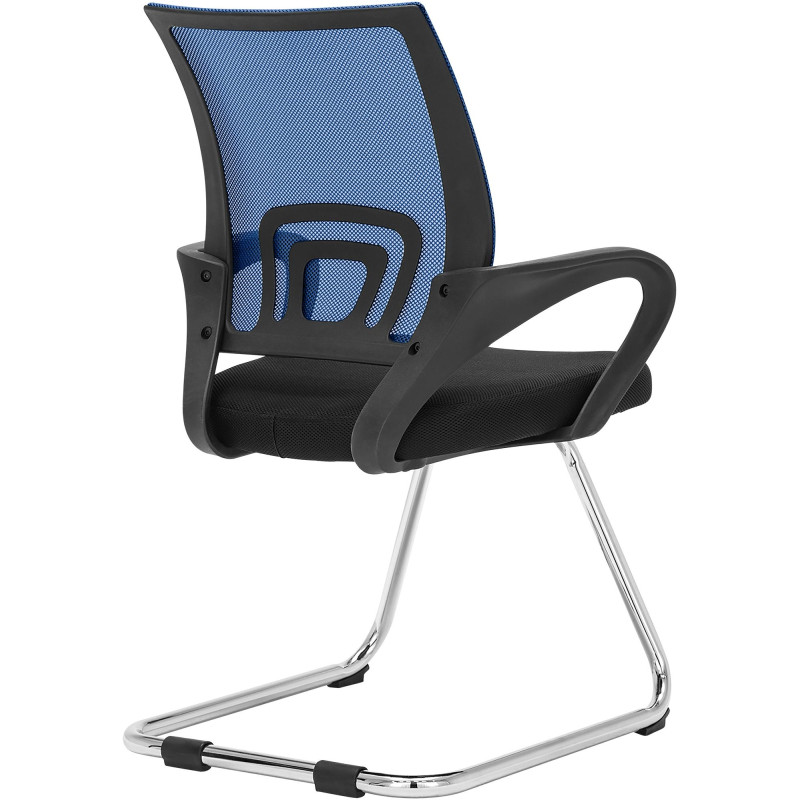 Chaise visiteur Eureka bleu