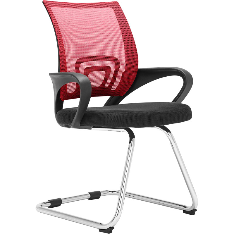 Chaise visiteur Eureka rouge