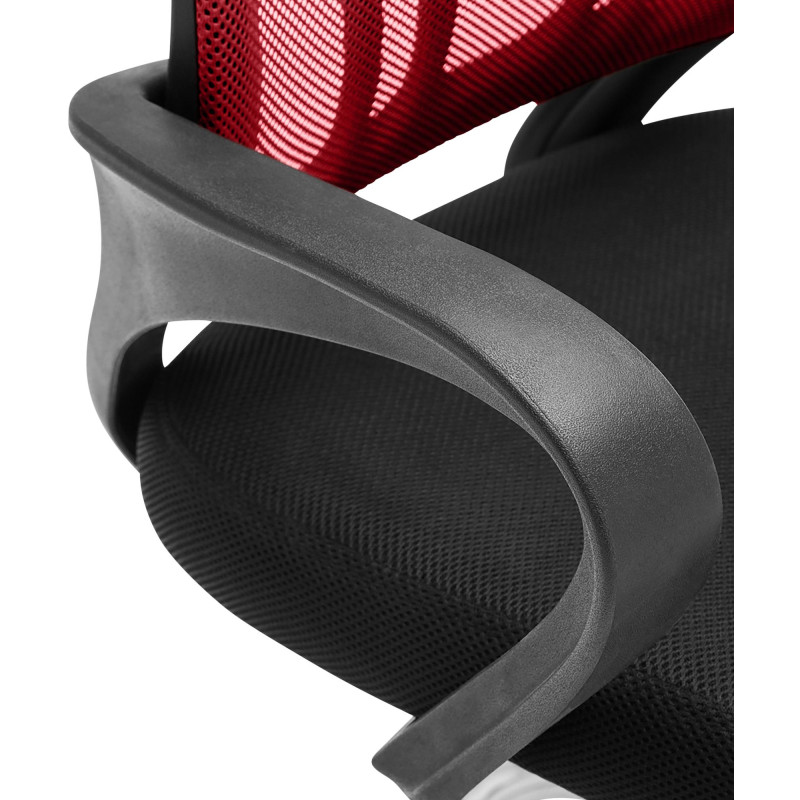 Chaise visiteur Eureka rouge