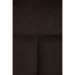 Chaise de salle à manger en tissu Vilas brun