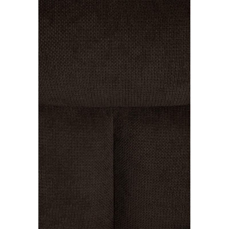 Chaise de salle à manger en tissu Vilas brun