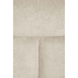 Chaise de salle à manger en tissu Vilas crème
